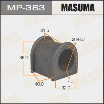 MP-383 MASUMA Втулка, стабилизатор (фото 1)