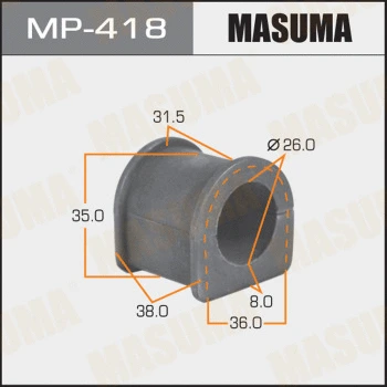 MP-418 MASUMA Втулка, стабилизатор (фото 1)