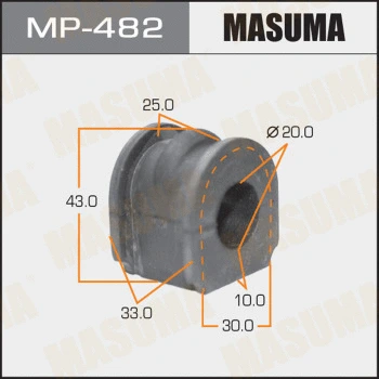 MP-482 MASUMA Втулка, стабилизатор (фото 1)