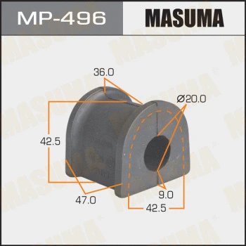 MP-496 MASUMA Втулка, стабилизатор (фото 1)