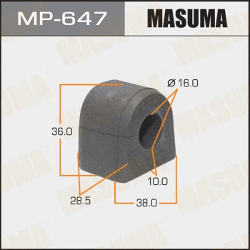 MP-647 MASUMA Втулка, стабилизатор (фото 1)