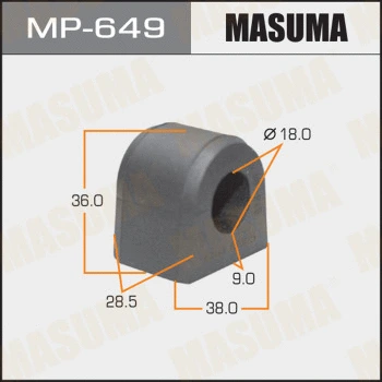 MP-649 MASUMA Втулка, стабилизатор (фото 1)