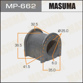 MP-662 MASUMA Втулка, стабилизатор (фото 1)
