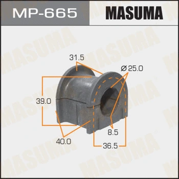 MP-665 MASUMA Втулка, стабилизатор (фото 1)