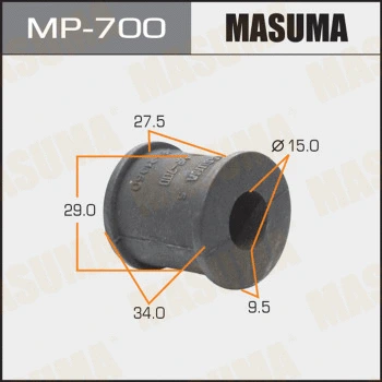 MP-700 MASUMA Втулка, стабилизатор (фото 1)