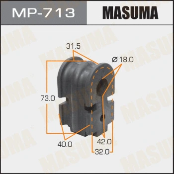 MP-713 MASUMA Втулка, стабилизатор (фото 1)