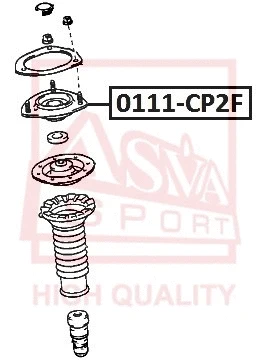 0111-CP2F ASVA Подвеска, амортизатор (фото 1)