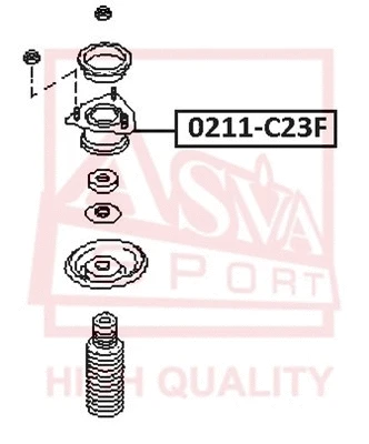 0211-C23F ASVA Подвеска, амортизатор (фото 1)