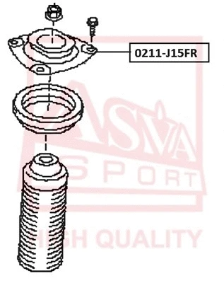 0211-J15FR ASVA Подвеска, амортизатор (фото 1)