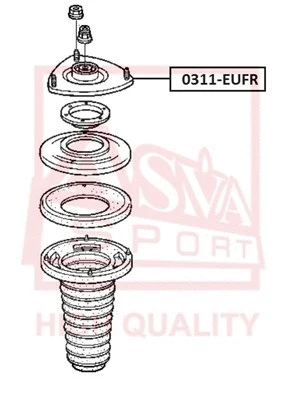 0311-EUFR ASVA Подвеска, амортизатор (фото 1)