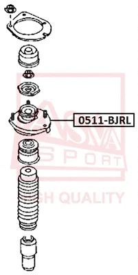 0511-BJRL ASVA Подвеска, амортизатор (фото 1)