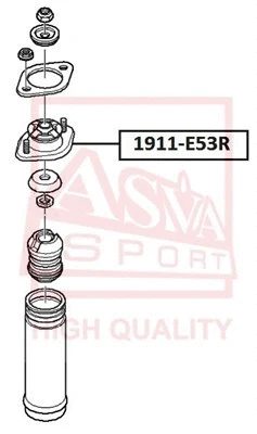 1911-E53R ASVA Подвеска, амортизатор (фото 1)