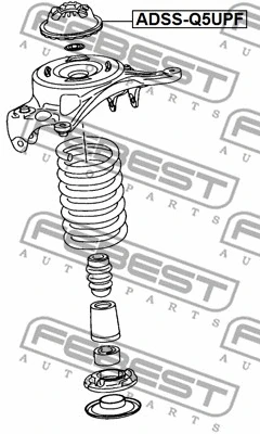 ADSS-Q5UPF FEBEST Подвеска, амортизатор (фото 2)