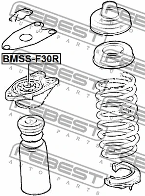 BMSS-F30R FEBEST Подвеска, амортизатор (фото 2)