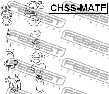 CHSS-MATF FEBEST Подвеска, амортизатор (фото 2)