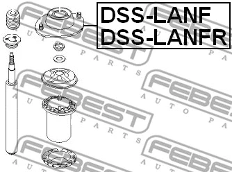 DSS-LANF FEBEST Подвеска, амортизатор (фото 2)