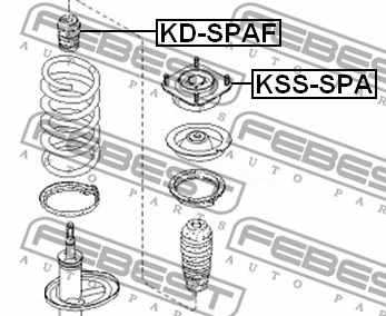 KSS-SPA FEBEST Подвеска, амортизатор (фото 2)