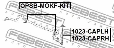 OPSB-MOKF-KIT FEBEST Ремкомплект, подшипник стабилизатора (фото 2)