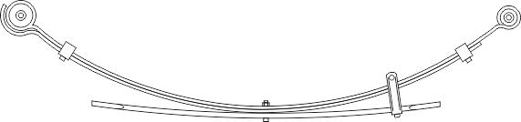 10.940.200.00 CS GERMANY Многолистовая рессора (фото 1)