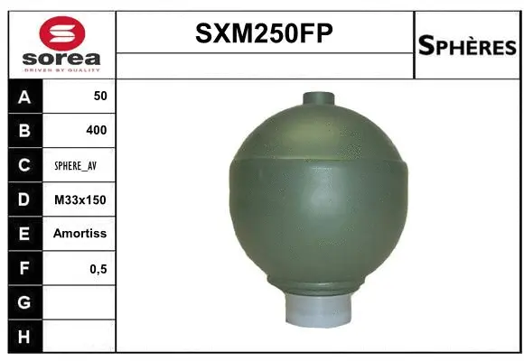 SXM250FP SERA Гидроаккумулятор, подвеска / амортизация (фото 1)