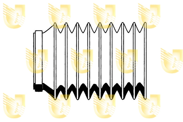 391154 UNIGOM Защитный колпак / пыльник, амортизатор (фото 1)