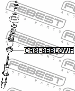 CRSI-SEBLOWF FEBEST Тарелка пружины (фото 2)