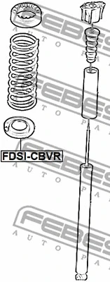 FDSI-CBVR FEBEST Тарелка пружины (фото 2)