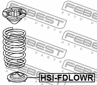 HSI-FDLOWR FEBEST Тарелка пружины (фото 2)
