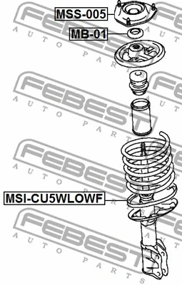 MSI-CU5WLOWF FEBEST Тарелка пружины (фото 2)