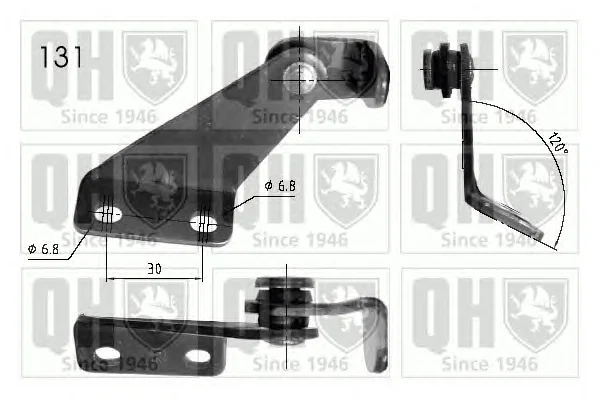 840256 QUINTON HAZELL Газовый амортизатор крышки багажника, заднего стекла, капота (фото 2)