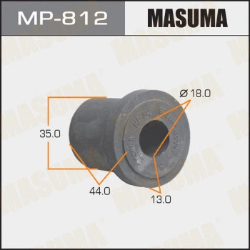 MP-812 MASUMA Втулка, листовая рессора (фото 1)