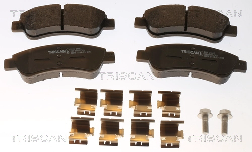 8110 24062 TRISCAN Комплект тормозных колодок, дисковый тормоз (фото 1)