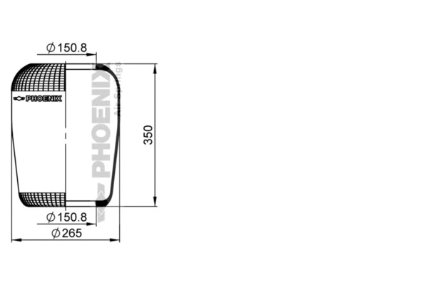 1 F 25 PHOENIX Кожух пневматической рессоры (фото 1)