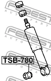 TSB-780 FEBEST Дистанционная труба, амортизатор (фото 2)