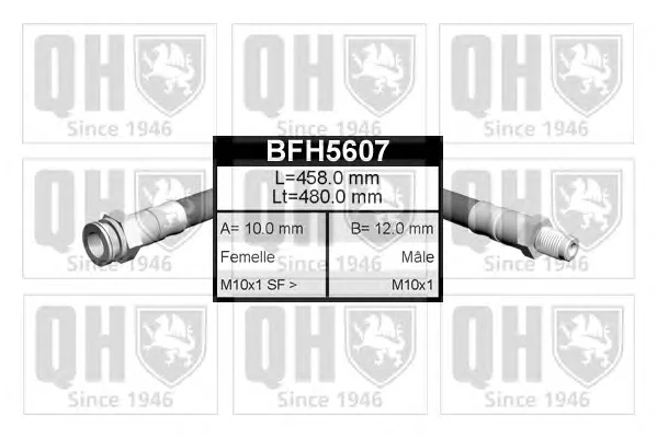 BFH5607 QUINTON HAZELL Тормозной шланг (фото 1)