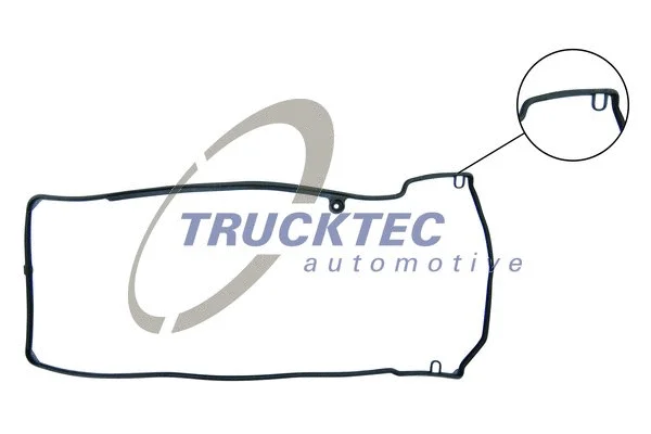 02.10.120 TRUCKTEC AUTOMOTIVE Прокладка, крышка головки цилиндра (фото 1)