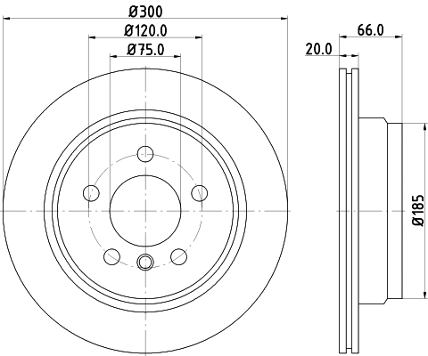 8DD 355 118-271 BEHR/HELLA/PAGID Тормозной диск (фото 1)