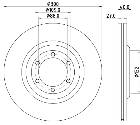 8DD 355 125-231 BEHR/HELLA/PAGID Тормозной диск (фото 1)