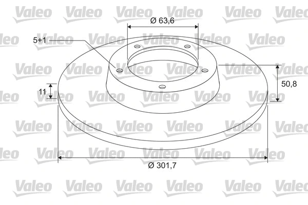 297101 VALEO Тормозной диск (фото 1)