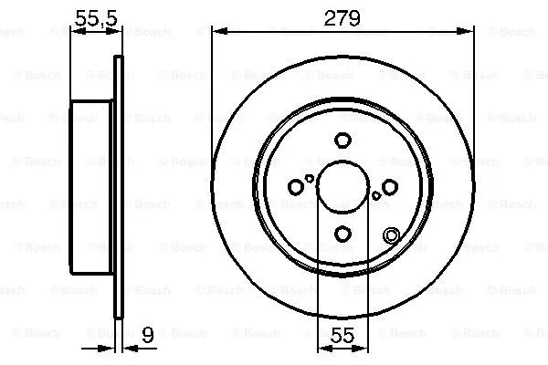 0 986 479 149 BOSCH Тормозной диск (фото 4)