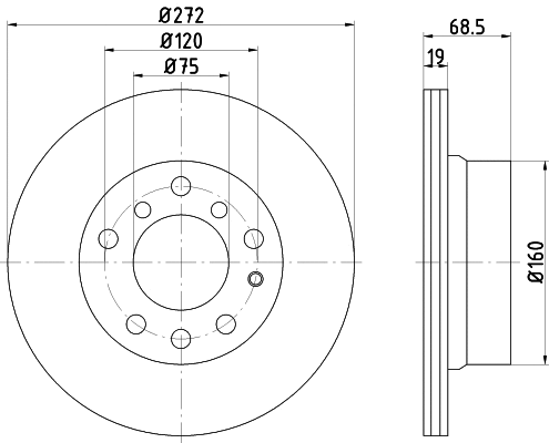 92011300 TEXTAR Тормозной диск (фото 1)