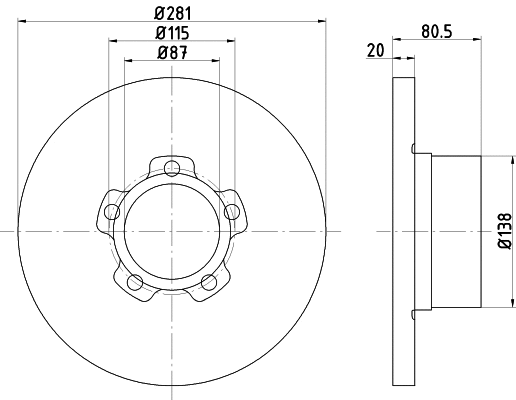 92012600 TEXTAR Тормозной диск (фото 1)