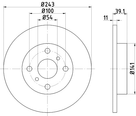 92038300 TEXTAR Тормозной диск (фото 1)