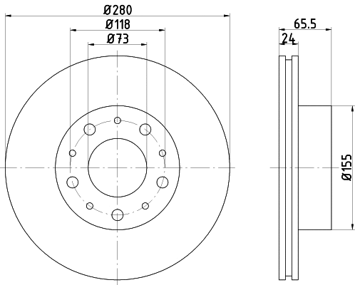92116600 TEXTAR Тормозной диск (фото 1)