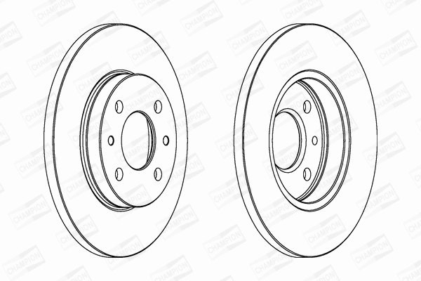 561326CH CHAMPION Тормозной диск (фото 1)