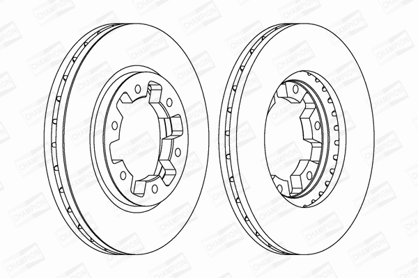561523CH CHAMPION Тормозной диск (фото 1)