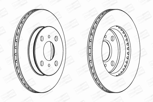 561672CH CHAMPION Тормозной диск (фото 1)