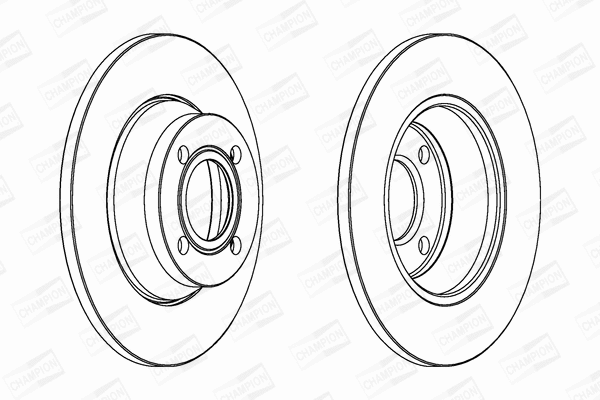 561688CH CHAMPION Тормозной диск (фото 1)