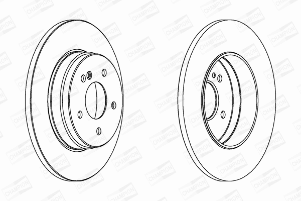 562051CH CHAMPION Тормозной диск (фото 1)