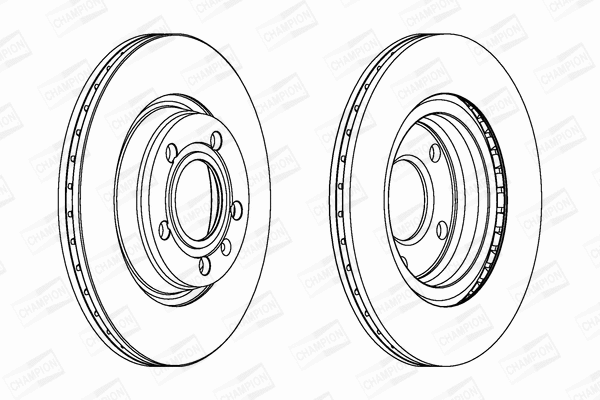 562060CH CHAMPION Тормозной диск (фото 1)